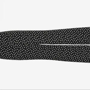 Super High Waisted Polka Dot Wide Leg Pant